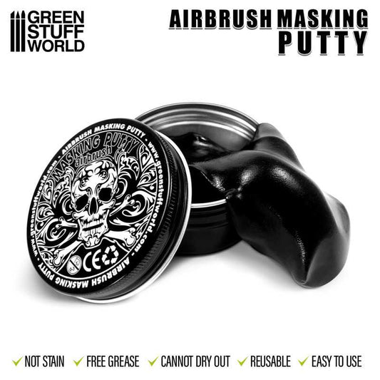 The Home Crafters Ltd. Putty Green Stuff World: Airbrush Masking Putty - 60g