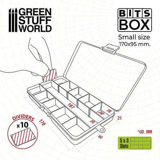 The Home Crafters Ltd. Storage Green Stuff World: Storage Bits Box