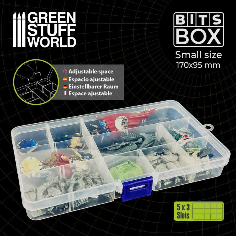 The Home Crafters Ltd. Storage Green Stuff World: Storage Bits Box