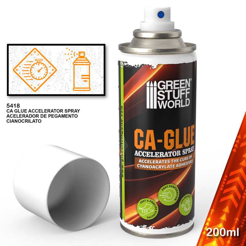 The Home Crafters Ltd. Super Glue Green Stuff World: CA Glue Accelerator Spray - 200ml