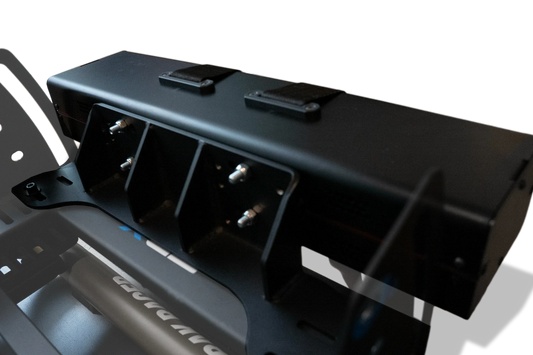 Trak Racer UK Haptic Qubic Seat Belt Tensioner with Universal Bracket - for Trak Racer and Non-Trak Racer Cockpits