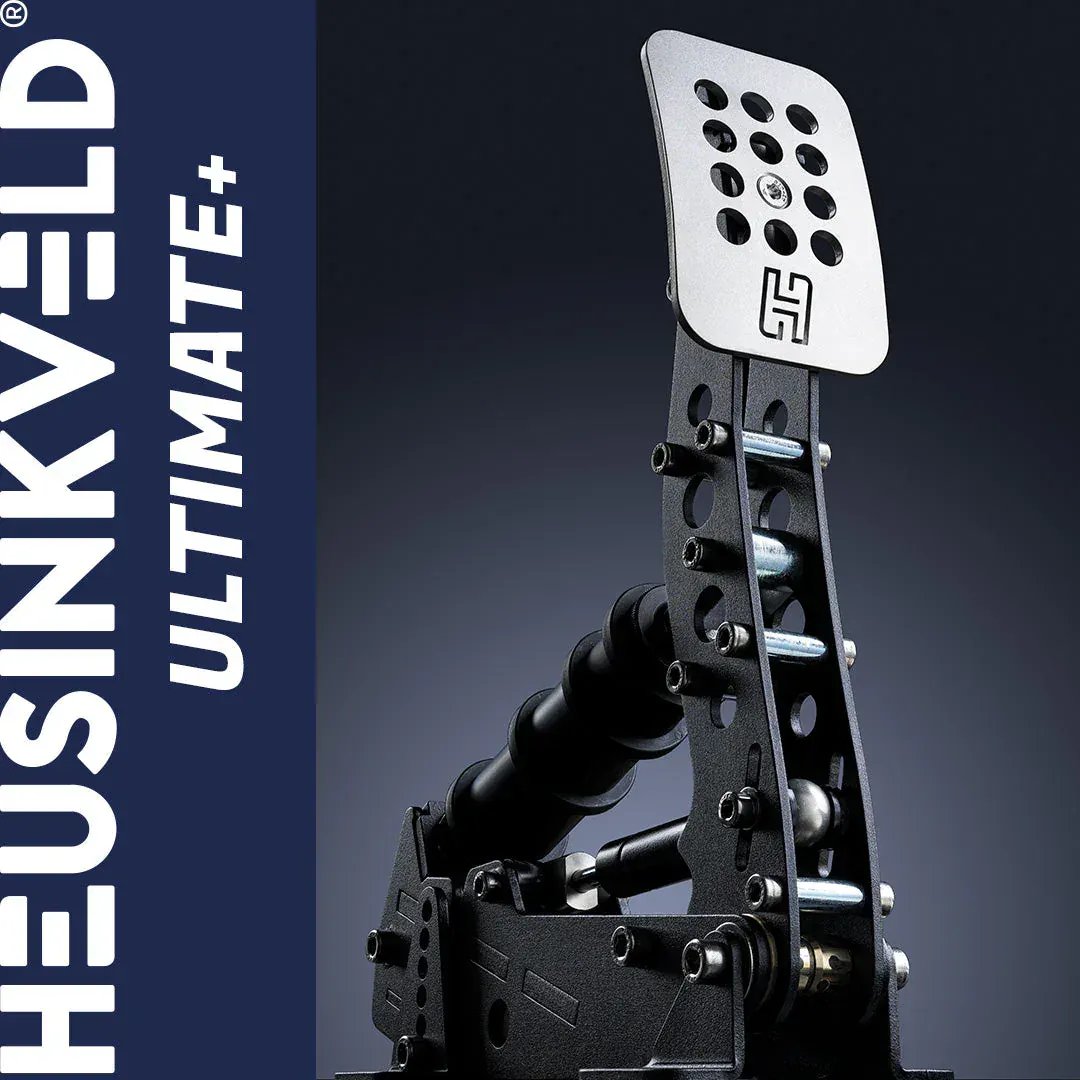 Trak Racer UK Pedals Heusinkveld Sim Pedals Ultimate+ 2-Pedal Set – Professional Hydraulic/Load-Cell Brake & Adjustable Throttle for Elite Sim Racing