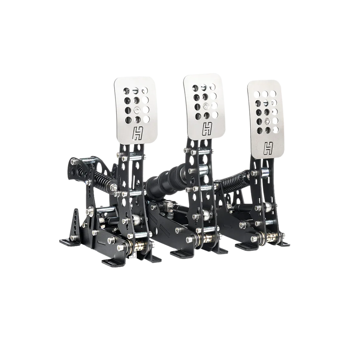 Trak Racer UK Pedals Heusinkveld Sim Pedals Ultimate+ 3-Pedal Set (Black) – Professional Hydraulic Brake, Throttle & Clutch for Elite Sim Racing