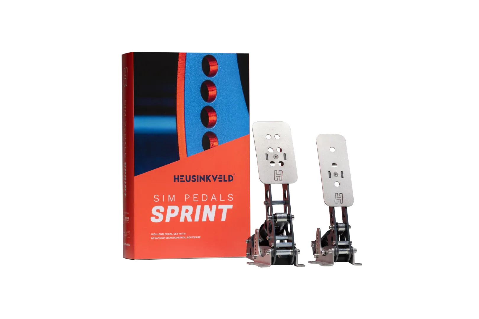 Trak Racer UK Pedals Heusinkveld Sprint 2-Pedal Set (Black) – Professional Sim Racing Brake & Throttle Pedals | Load Cell Precision