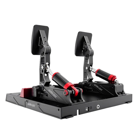Trak Racer UK Pedals Simagic P1000-2 Modular Pedals Set – 2-Pedal Load Cell / Hall Sensor, Fully Adjustable