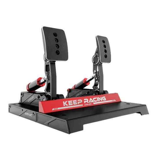 Trak Racer UK Pedals Simagic P1000-2 Modular Pedals Set – 2-Pedal Load Cell / Hall Sensor, Fully Adjustable