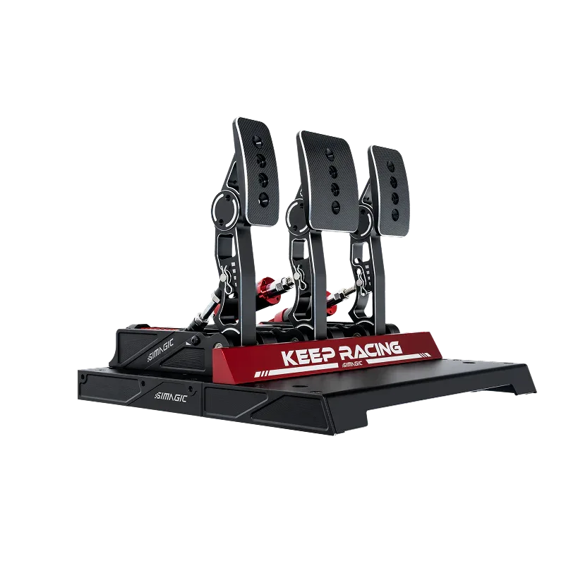 Trak Racer UK Pedals Simagic P1000-3 Pedal Set – 3-Pedal Load Cell / Hall Modular System