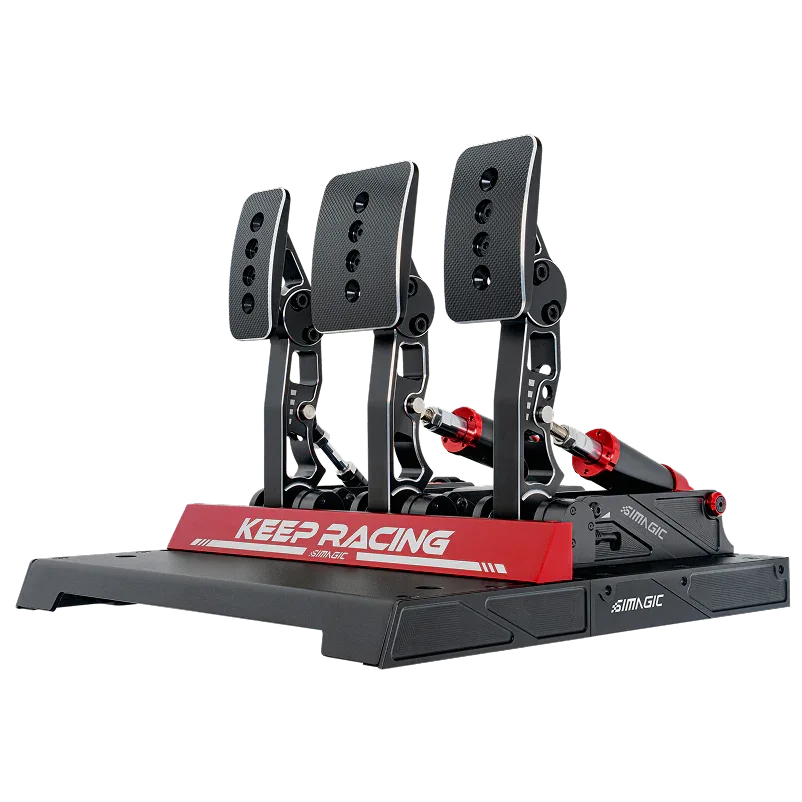 Trak Racer UK Pedals Simagic P1000-3 Pedal Set – 3-Pedal Load Cell / Hall Modular System