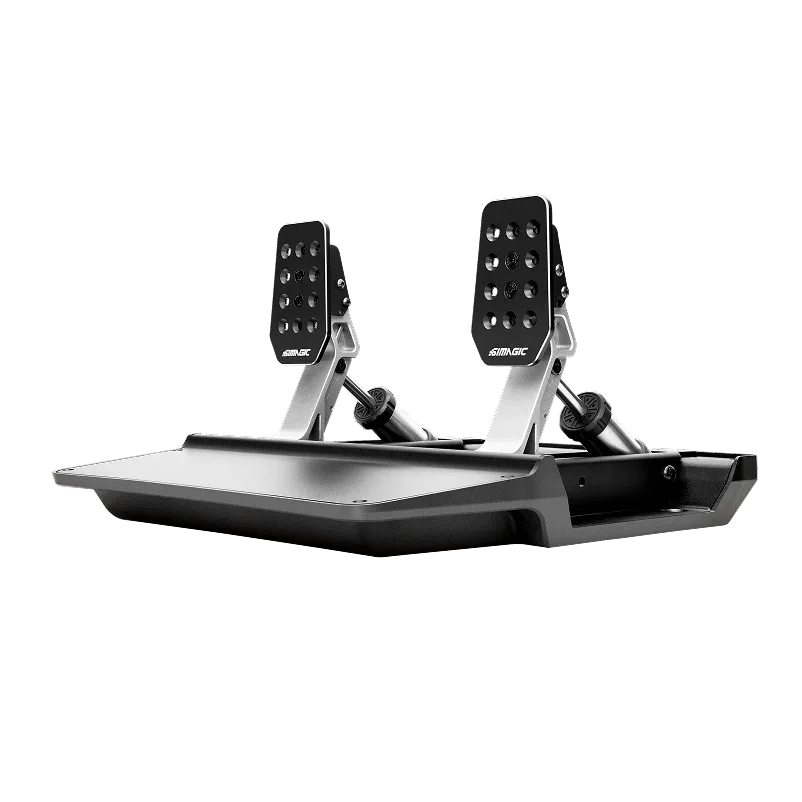 Trak Racer UK Pedals Simagic P500-2 Dual-Sensor 2-Pedal Set – Load Cell & Hall Brake, Fully Adjustable Throttle