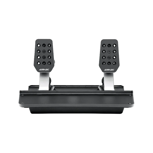 Trak Racer UK Pedals Simagic P500-2 Dual-Sensor 2-Pedal Set – Load Cell & Hall Brake, Fully Adjustable Throttle