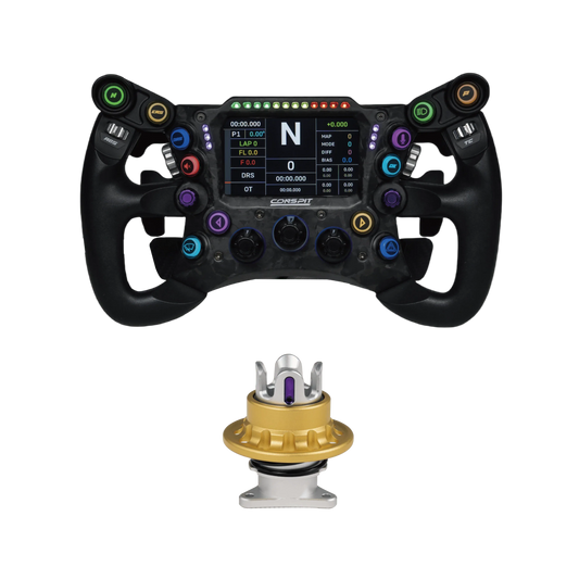 Trak Racer UK Steering Wheel & Bases Conspit 290GP Formula Steering Wheel – 3D Ergonomic Formula-Class Wheel