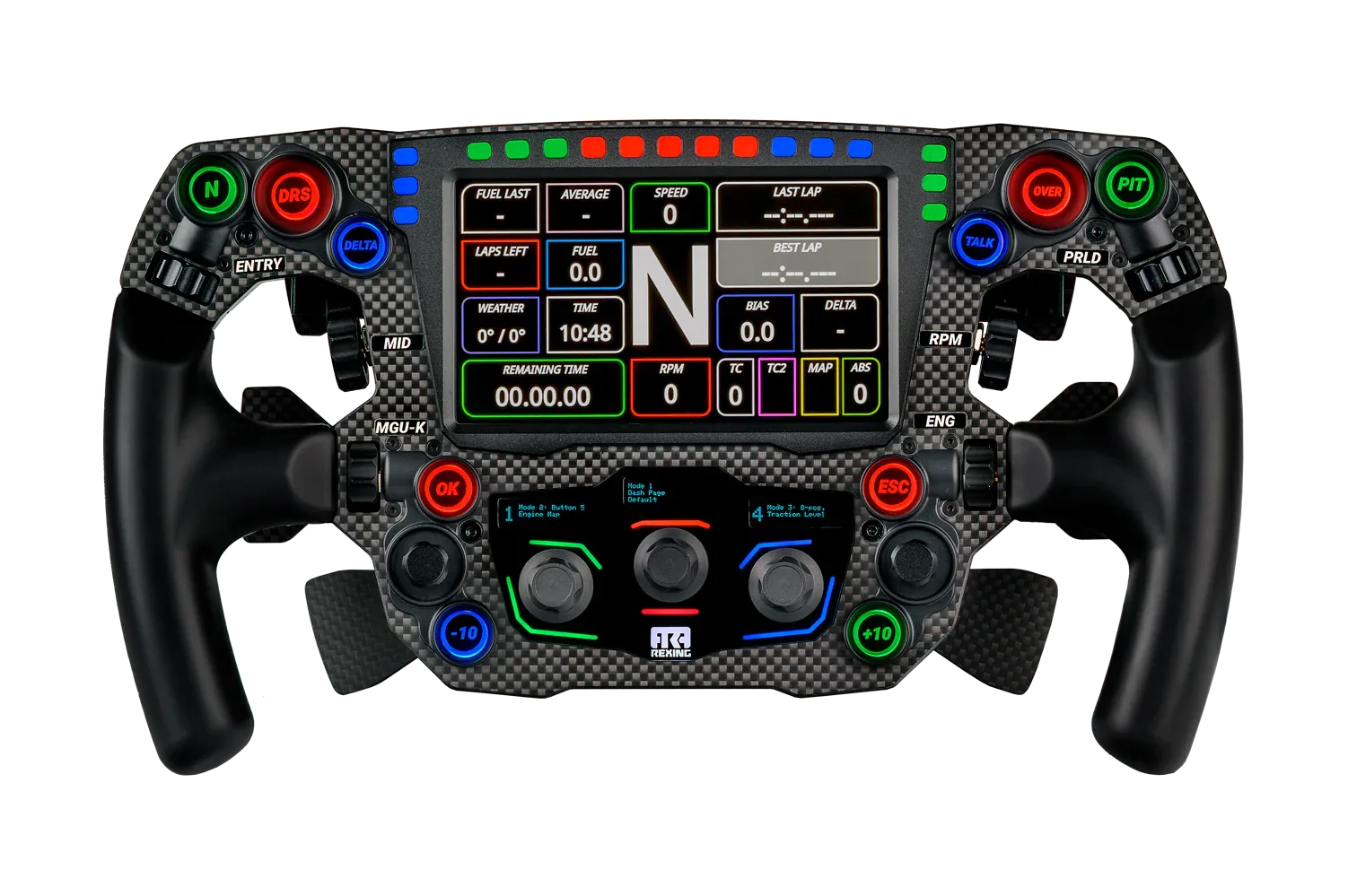 Trak Racer UK Steering Wheel & Bases REXING FORMULA MAYARIS 2 CARBON FIBER FORMULA STEERING WHEEL (4 PADDLE VERSION)