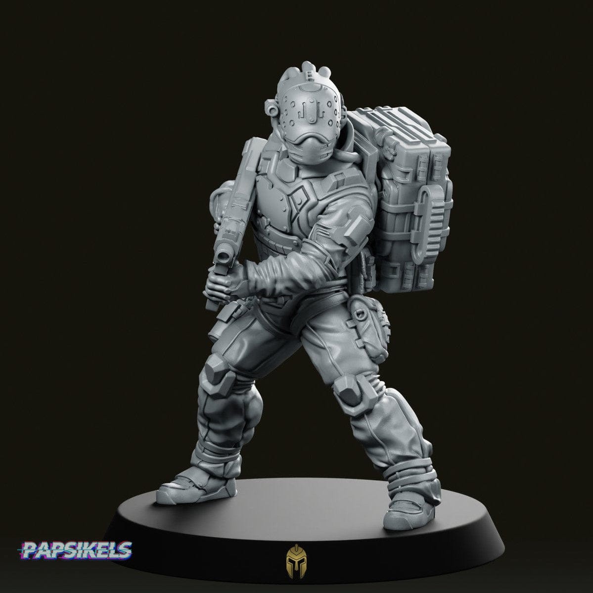 We Print Miniatures Science Fiction Trauma Troupe Field Doctor Unit B Miniature