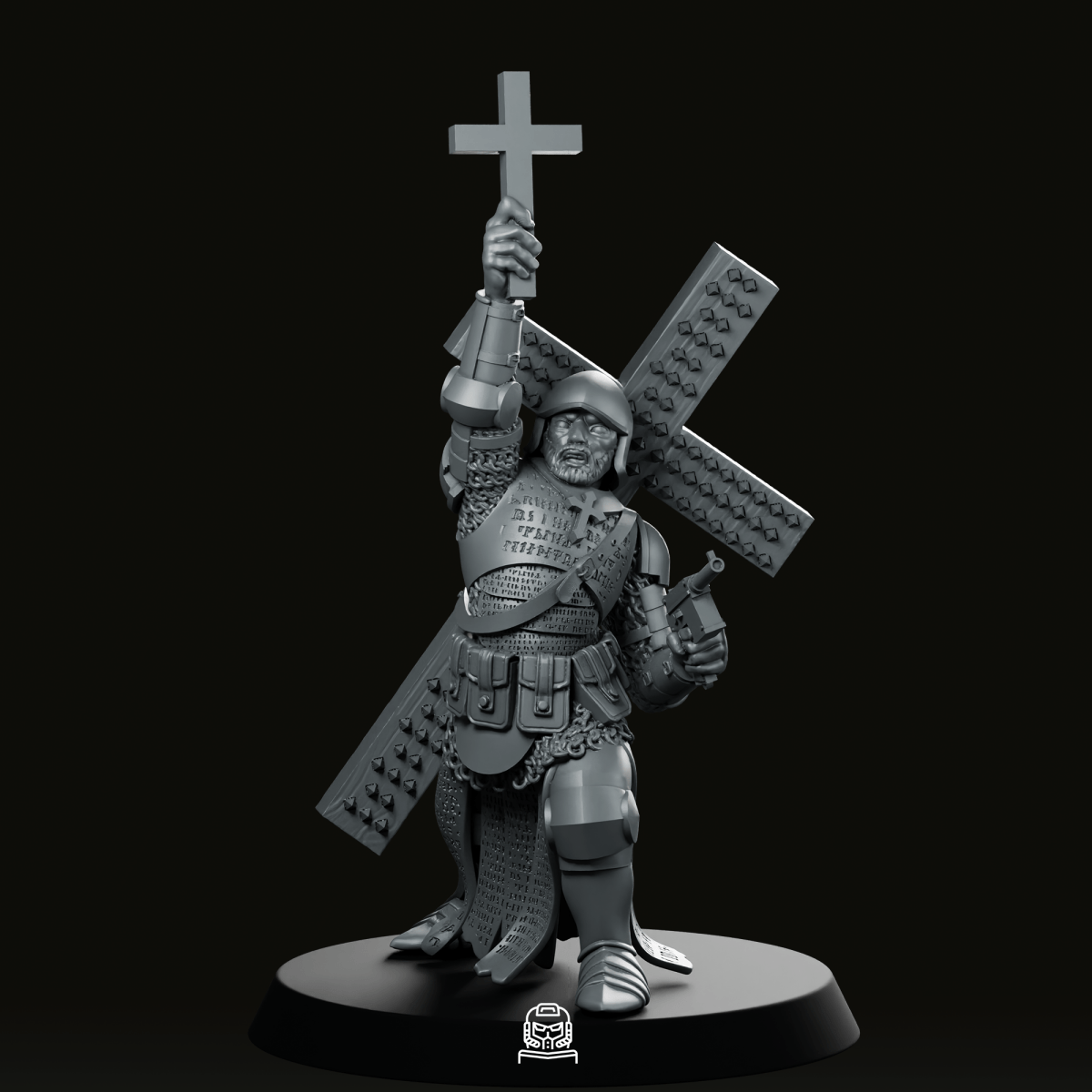 We Print Miniatures Western Miniature Trench Crusade  Crusader Miniature