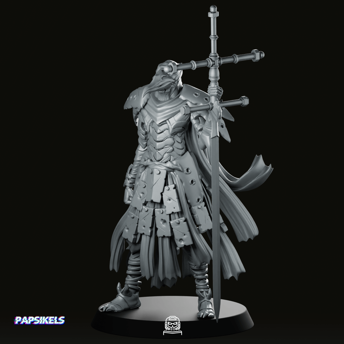 We Print Miniatures Science Fiction Trench Crusade  Zamora Plague Knight 2 miniature