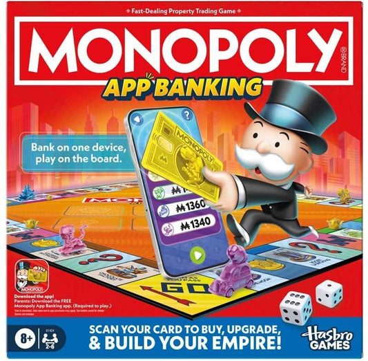 U&C Solutions Ltd Board Games Monopoly App Banking – App-Assisted Electronic Monopoly Game (Ages 8+)