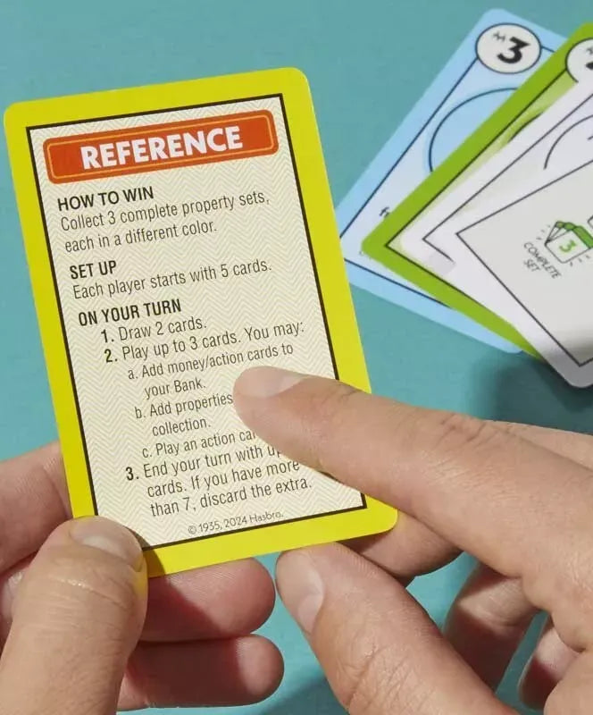 U&C Solutions Ltd Card Game Monopoly Brand Monopoly Deal Family Card Game UK