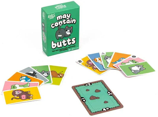 U&C Solutions Ltd Game Board May Contain Butts | Hilarious Animal Matching Card Game for Kids & Families