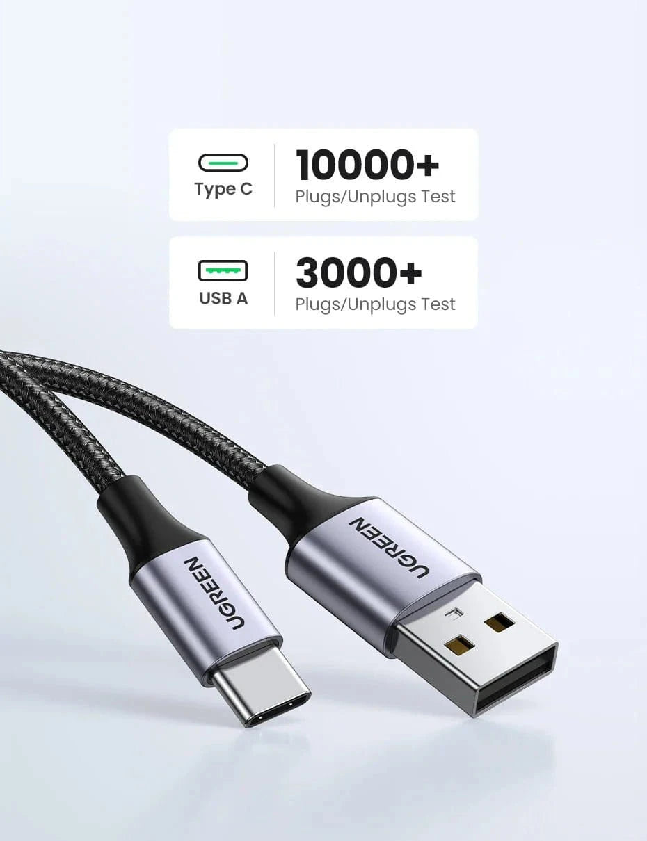 UGREEN 3A USB type to USB C Charging Cable - Quick Charge 3.0 - 2.0