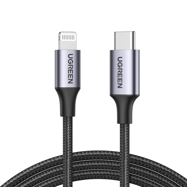 UGREEN MFi - Certified 20W charging USB C to Lightning Cable for iPhone & iPad - Purple Anime