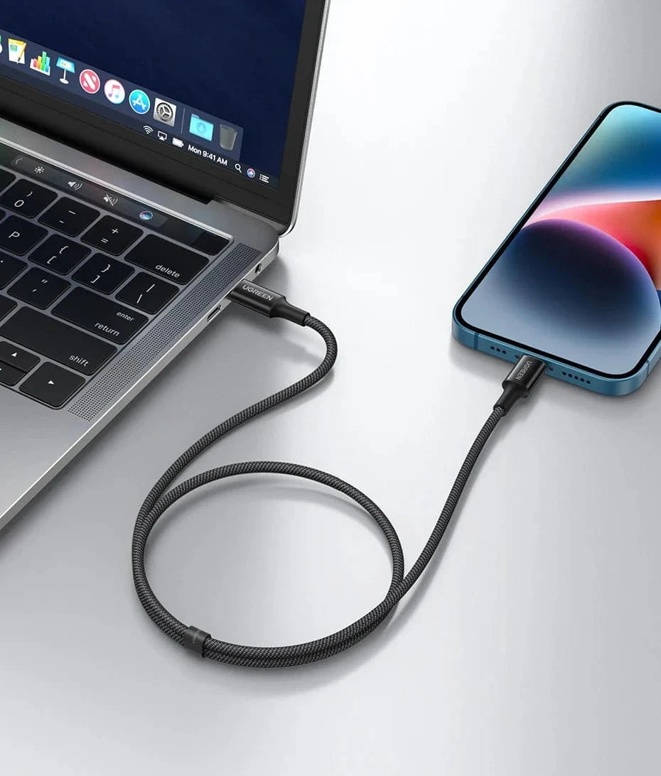 UGREEN MFi - Certified charging USB C to Lightning Cable for iPhone & iPad - Purple Anime