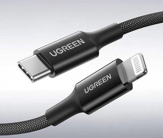 UGREEN MFi - Certified charging USB C to Lightning Cable for iPhone & iPad - Purple Anime