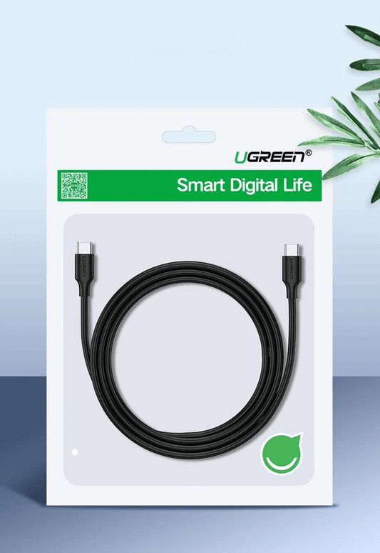 UGREEN PD 60W Fast Charging PVC Type C to Type C USB Cable - Purple Anime