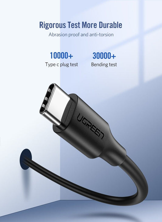 UGREEN PD 60W Fast Charging PVC Type C to Type C USB Cable - Purple Anime