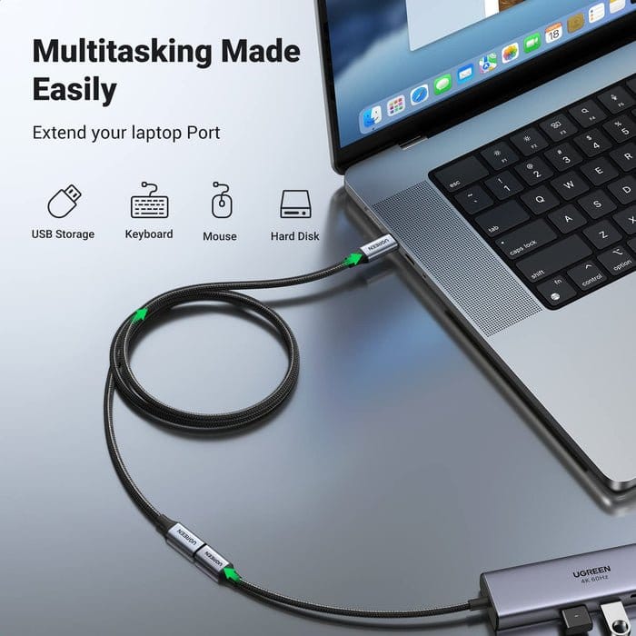 Ugreen USB-C 100W Thunderbolt Compatible 3.2 Gen 2 Extension Cable