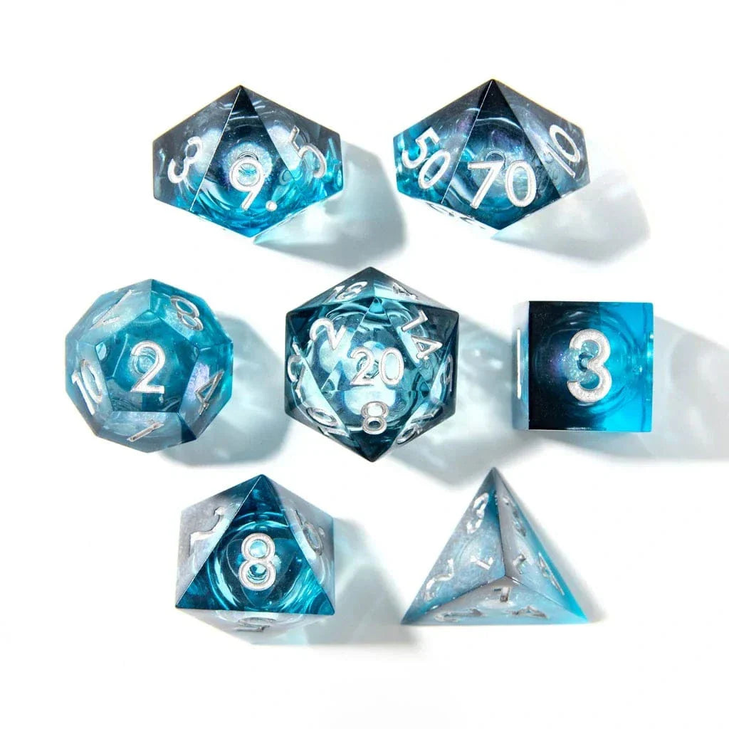 Tabletop Dominion DICE Unseelie Fae | Liquid Core | 7 Piece Set