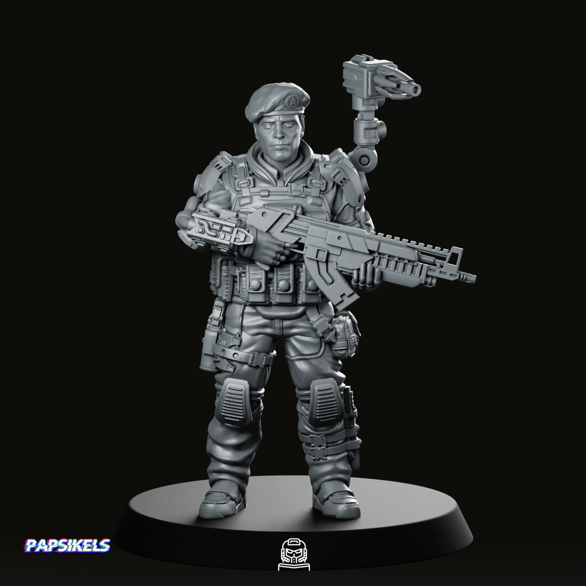 We Print Miniatures Science Fiction Upp Space Operating Forces Squad Leader Aa83 Syem Miniature