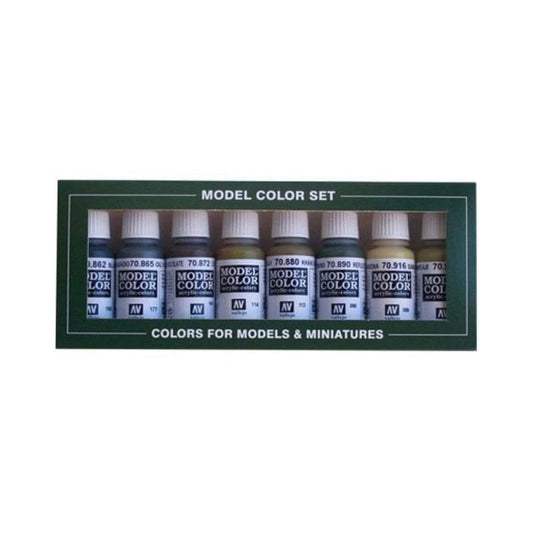Paint Vallejo Model Color Set - Panzer Colours (x8) 8429551701082