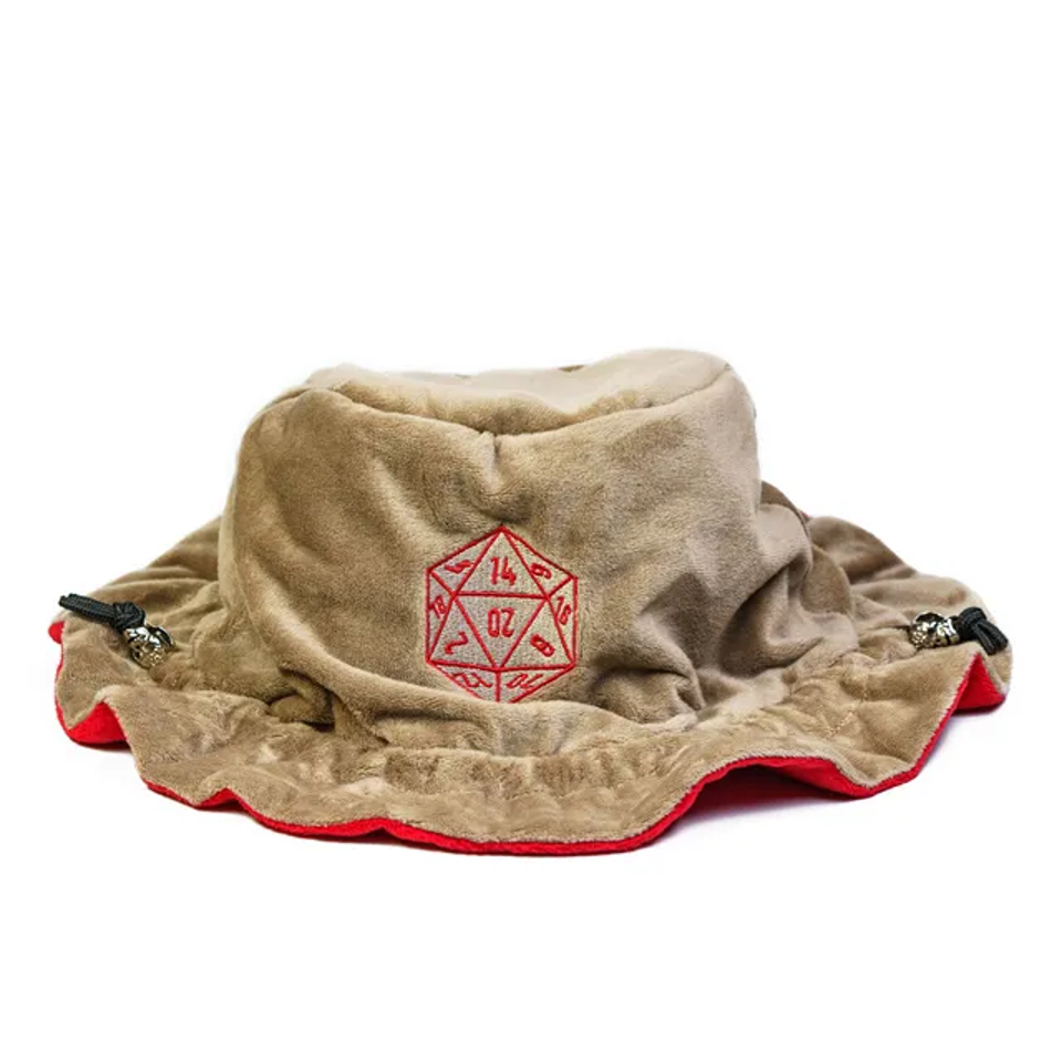 Velvet Vault | Super-Soft Large Dice Bag | Brown - Bags