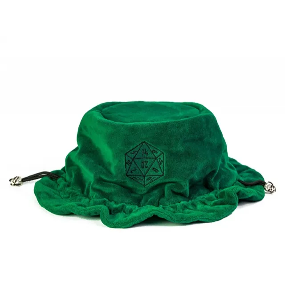 Velvet Vault | Super-Soft Large Dice Bag | Green - Bags