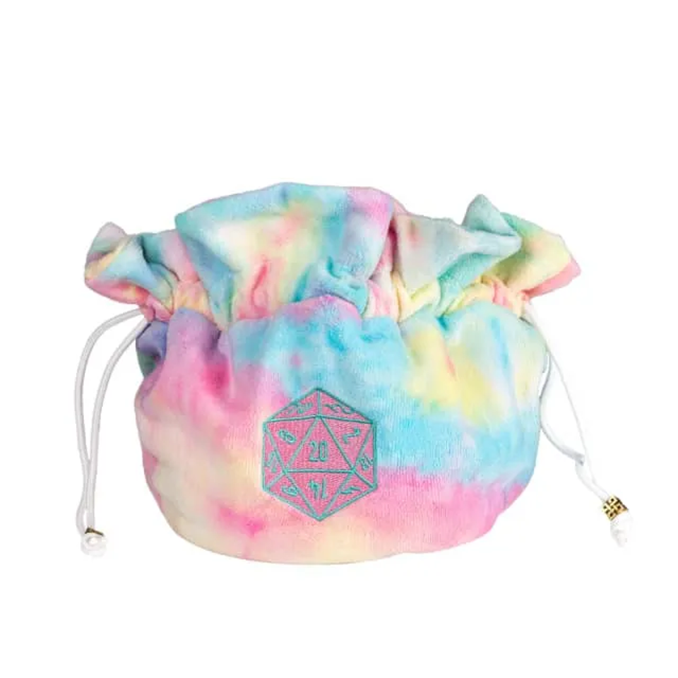Velvet Vault | Super-Soft Large Dice Bag | Rainbow - Bags
