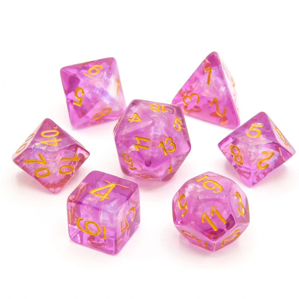 Violet Enigma | Soft Edge Resin | 7 Piece Set - DICE