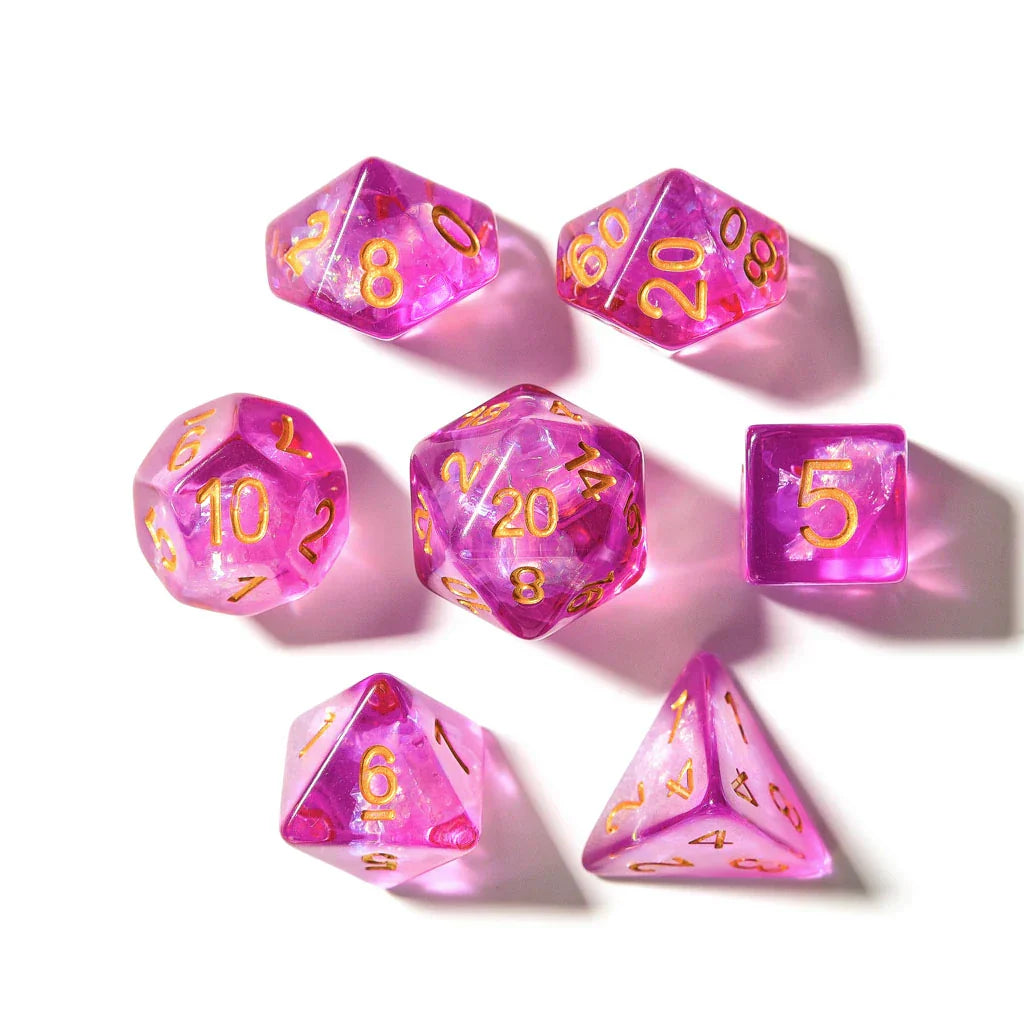 Violet Enigma | Soft Edge Resin | 7 Piece Set - DICE