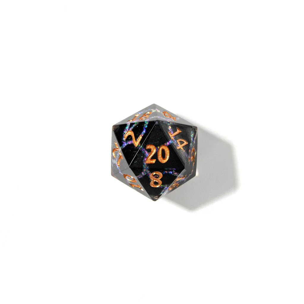 Violet Rift | Art Core Dice| 7 Piece Set - DICE