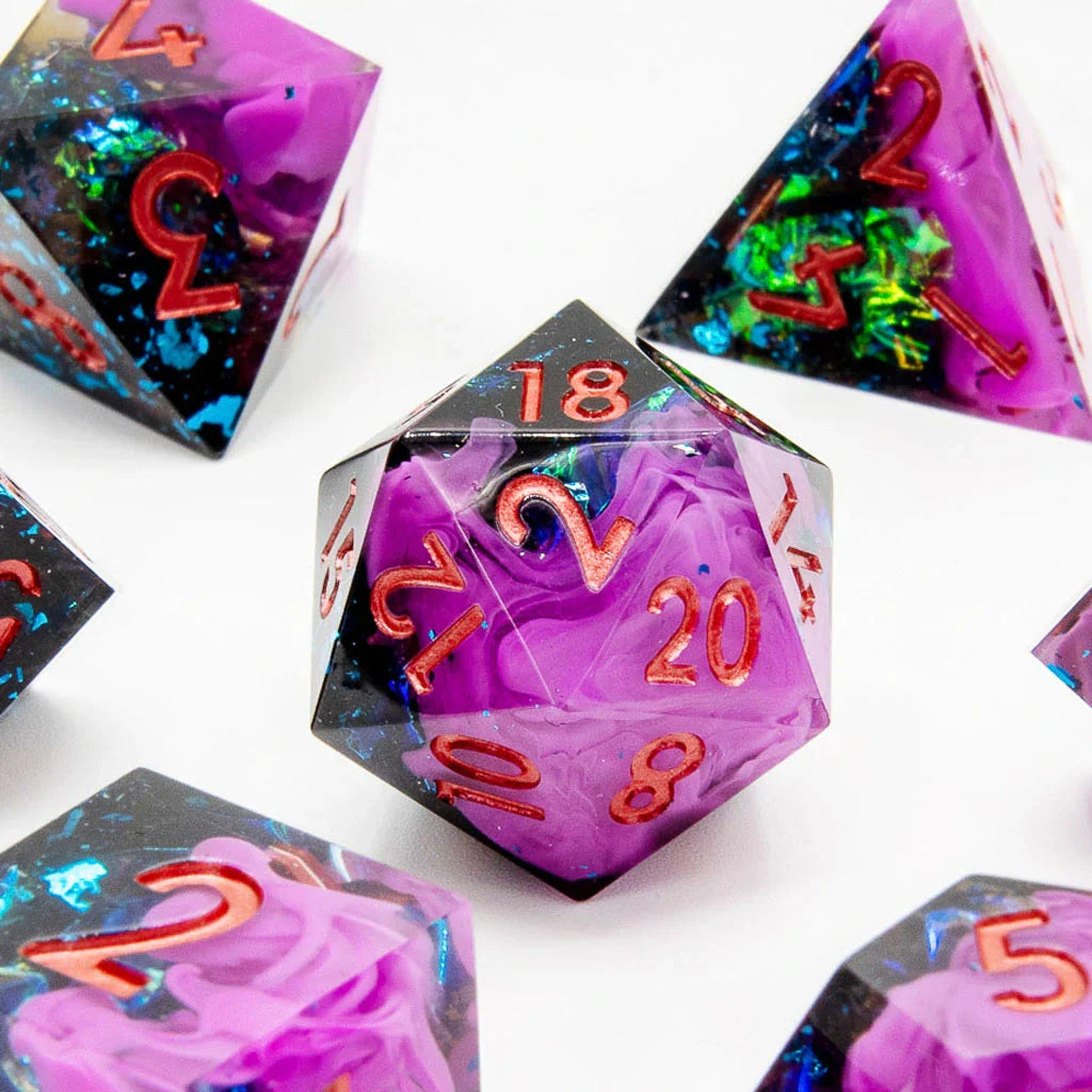 Void Walker | Sharp Edge Dice | 7 Piece Set - DICE