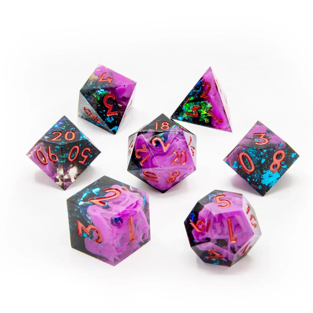 Void Walker | Sharp Edge Dice | 7 Piece Set - DICE