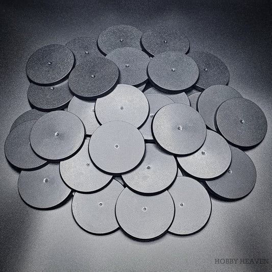 Base 70mm Round Plain Plastic Bases