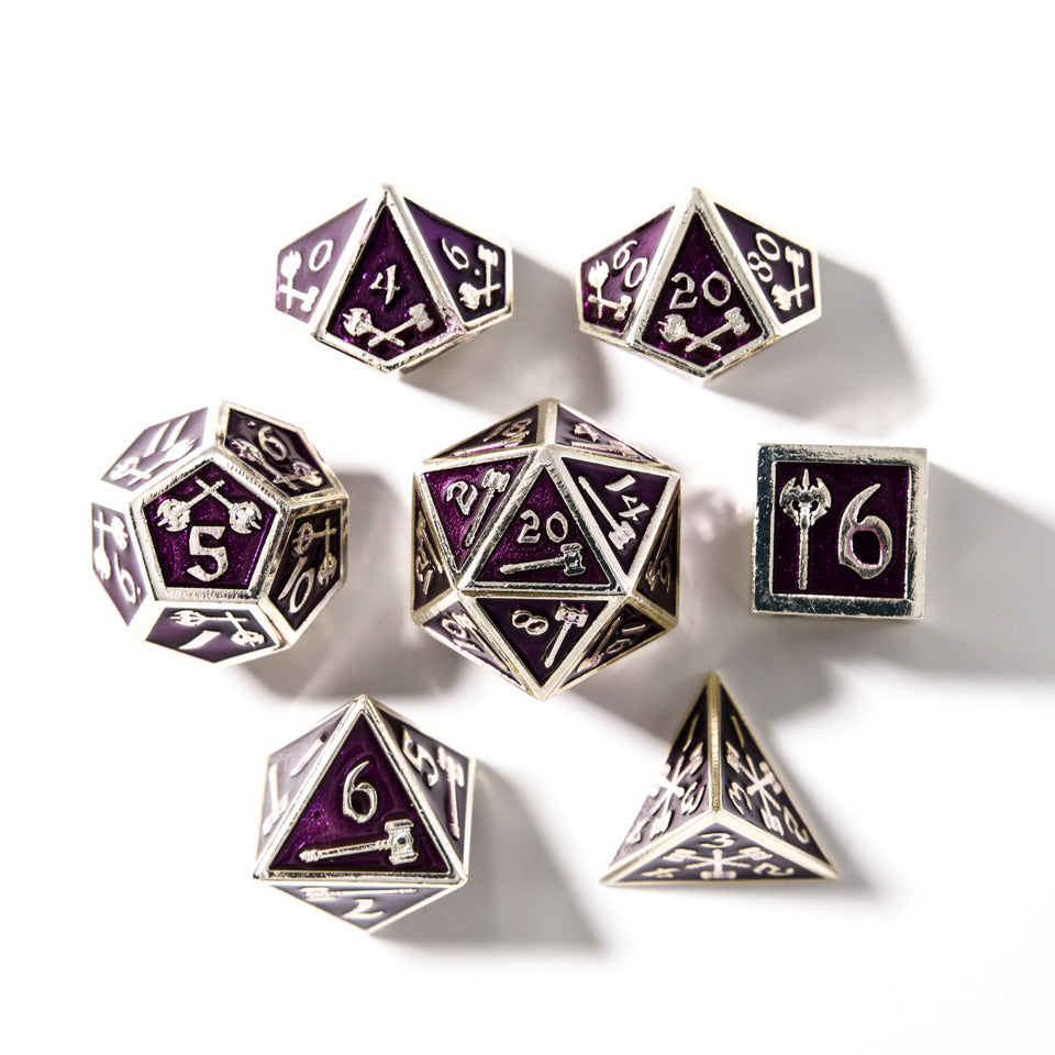 Warrior’s Amulet | Solid Metal | 7 Piece Set - DICE
