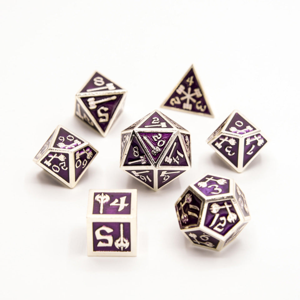 Warrior’s Amulet | Solid Metal | 7 Piece Set - DICE