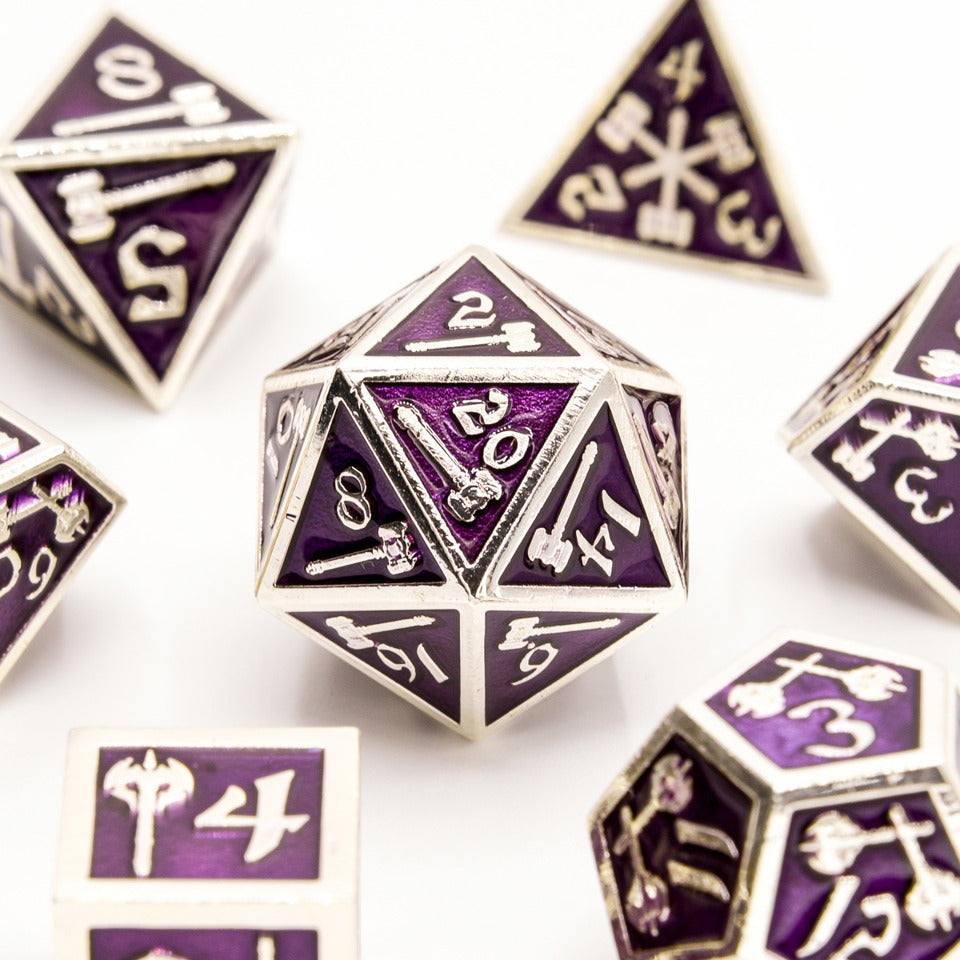 Warrior’s Amulet | Solid Metal | 7 Piece Set - DICE