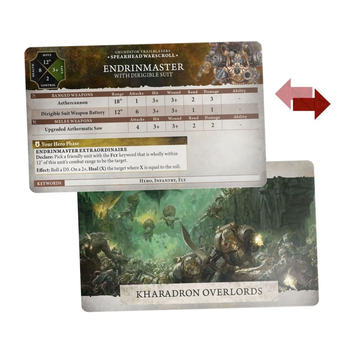 Wargame Accessories Warscroll Cards: Kharadron Overlords 5011921249855