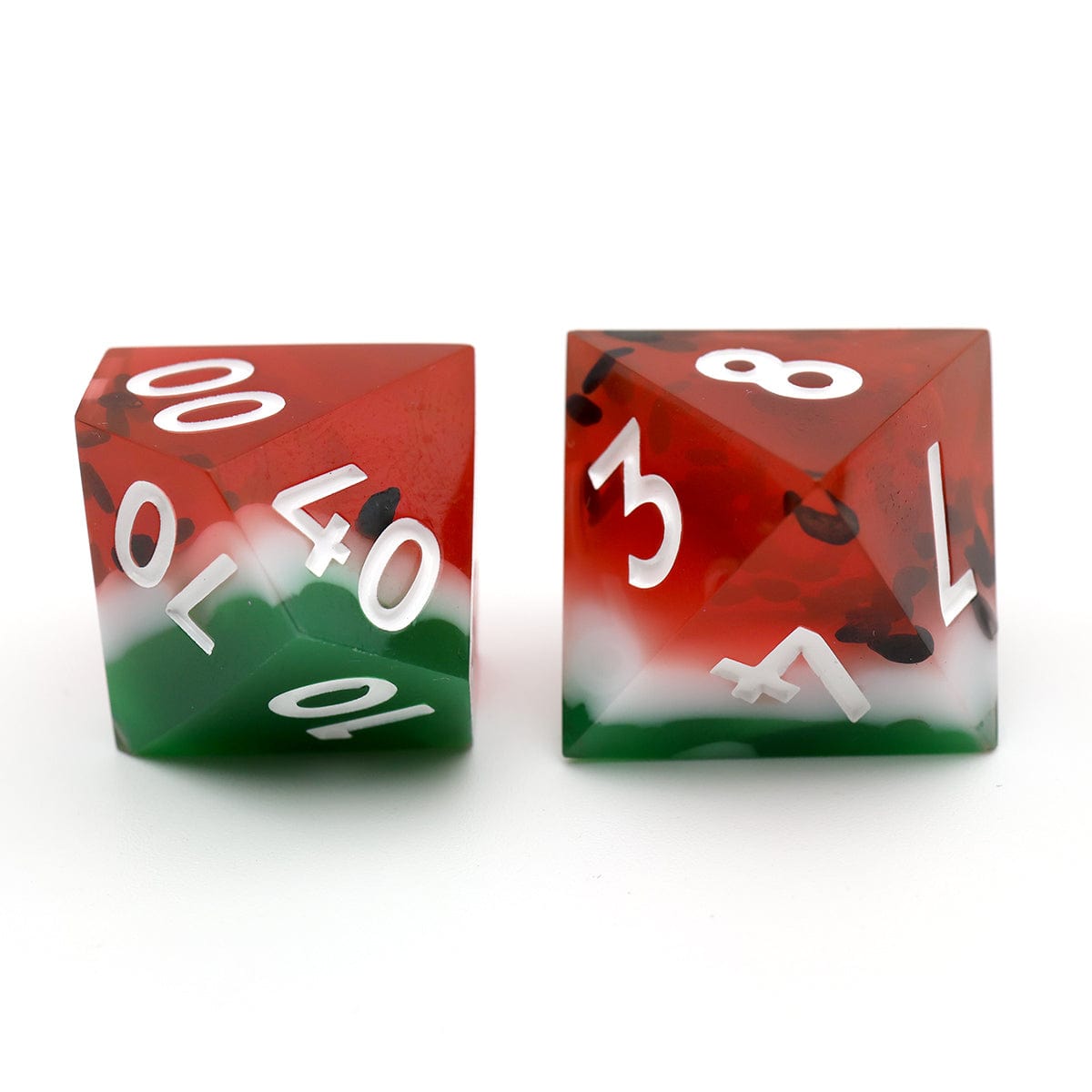 Tabletop Dominion DICE Watermelon Sugar | Sharp Edge Dice | 7 Piece Set