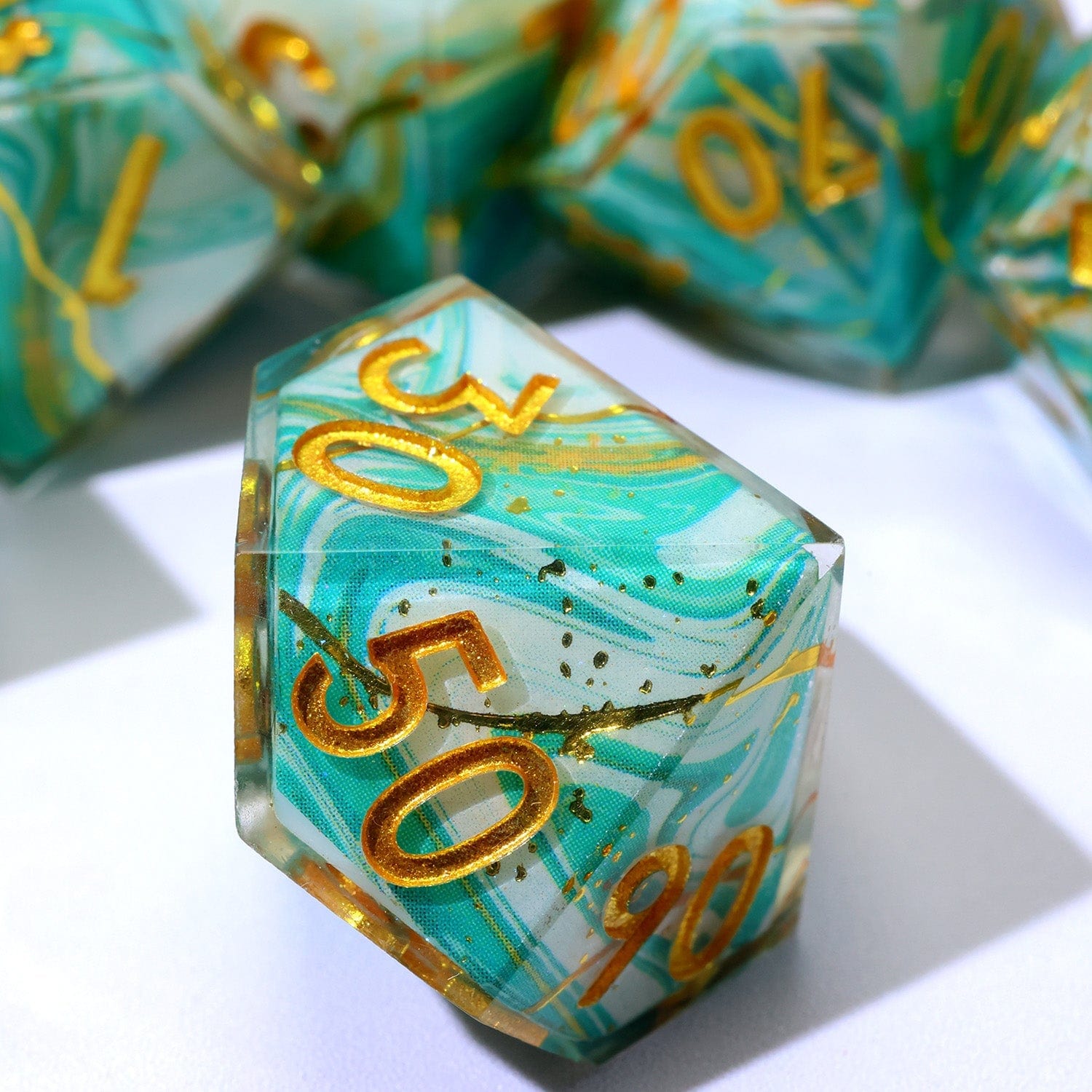 Tabletop Dominion DICE Wavesinger | Art Core Dice | 7 Piece Set