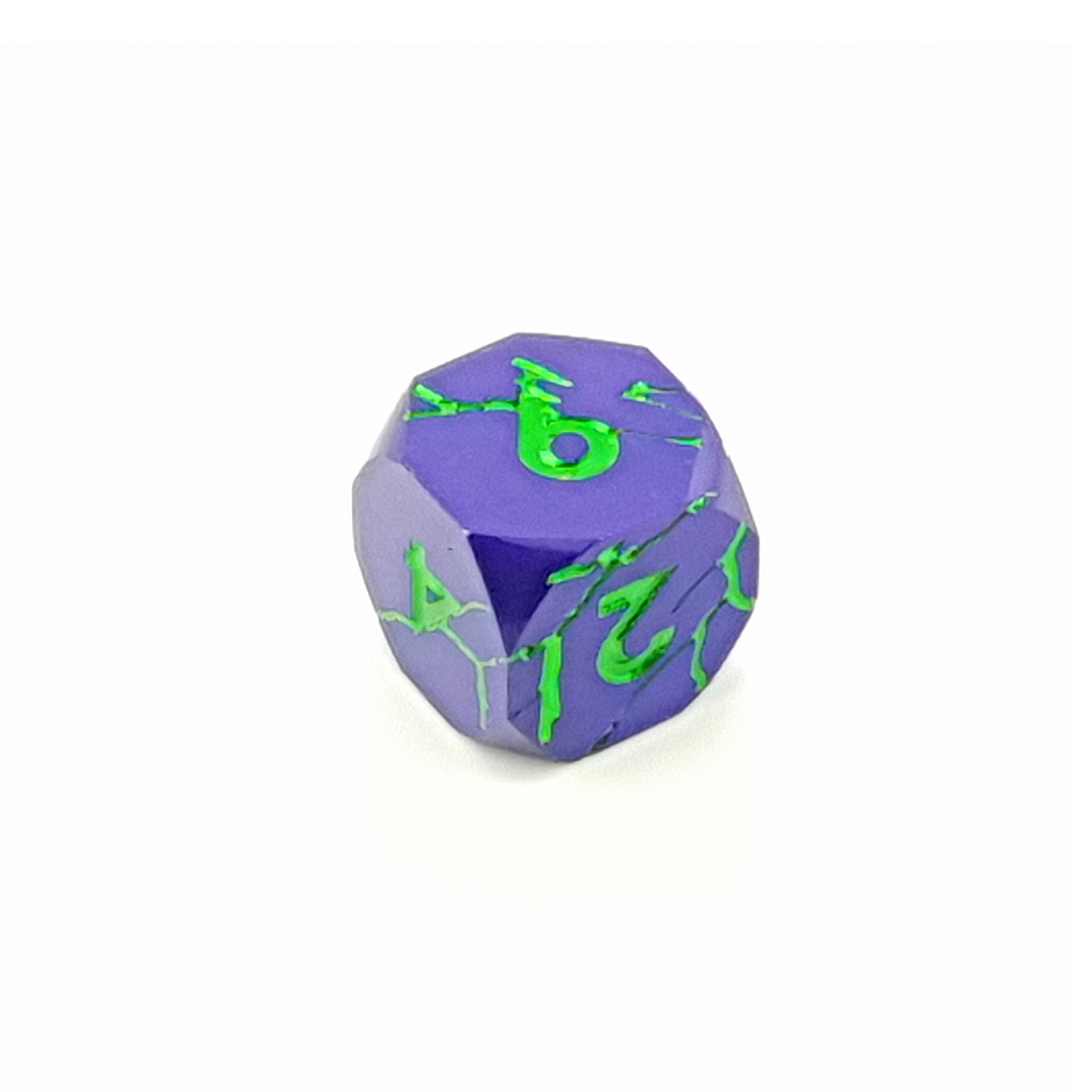 Wraith Bloom | Solid Metal Dice | 7 Piece Set - DICE