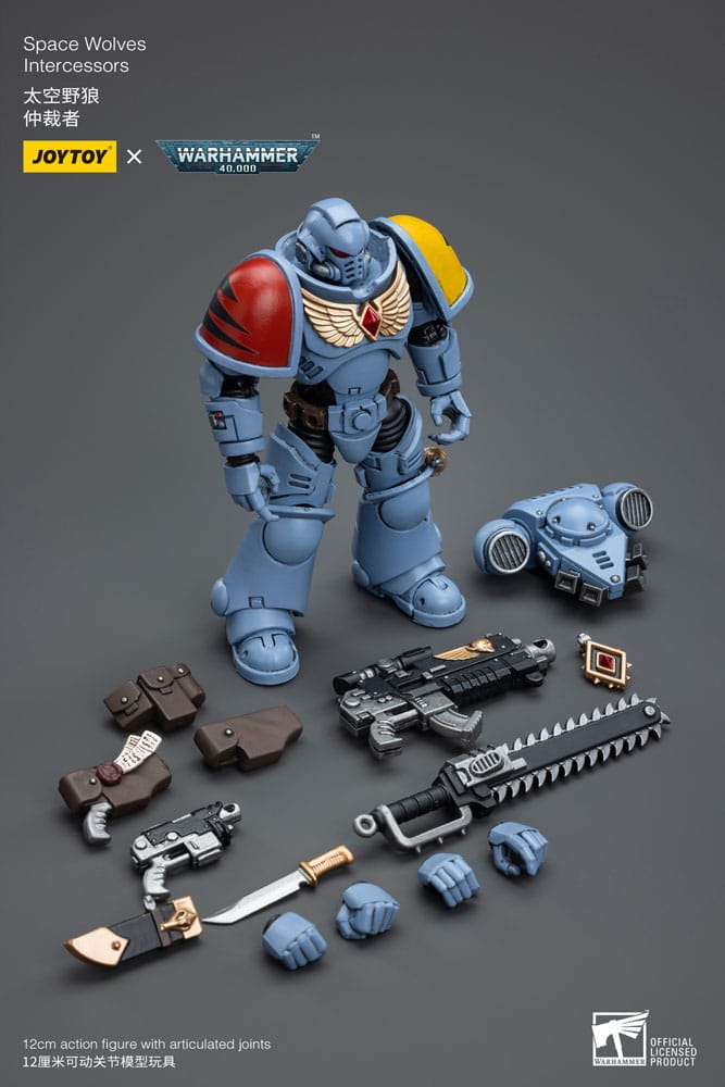 Collectibles Joy Toy Warhammer 40k: Space Wolves Intercessor 12cm 6973130376625