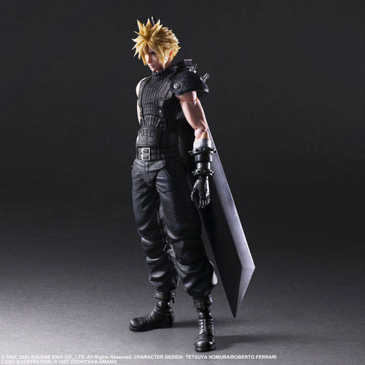 Collectibles Final Fantasy VII Remake Play Arts Kai Action Figure Cloud Strife Ver. 2 4988601350112